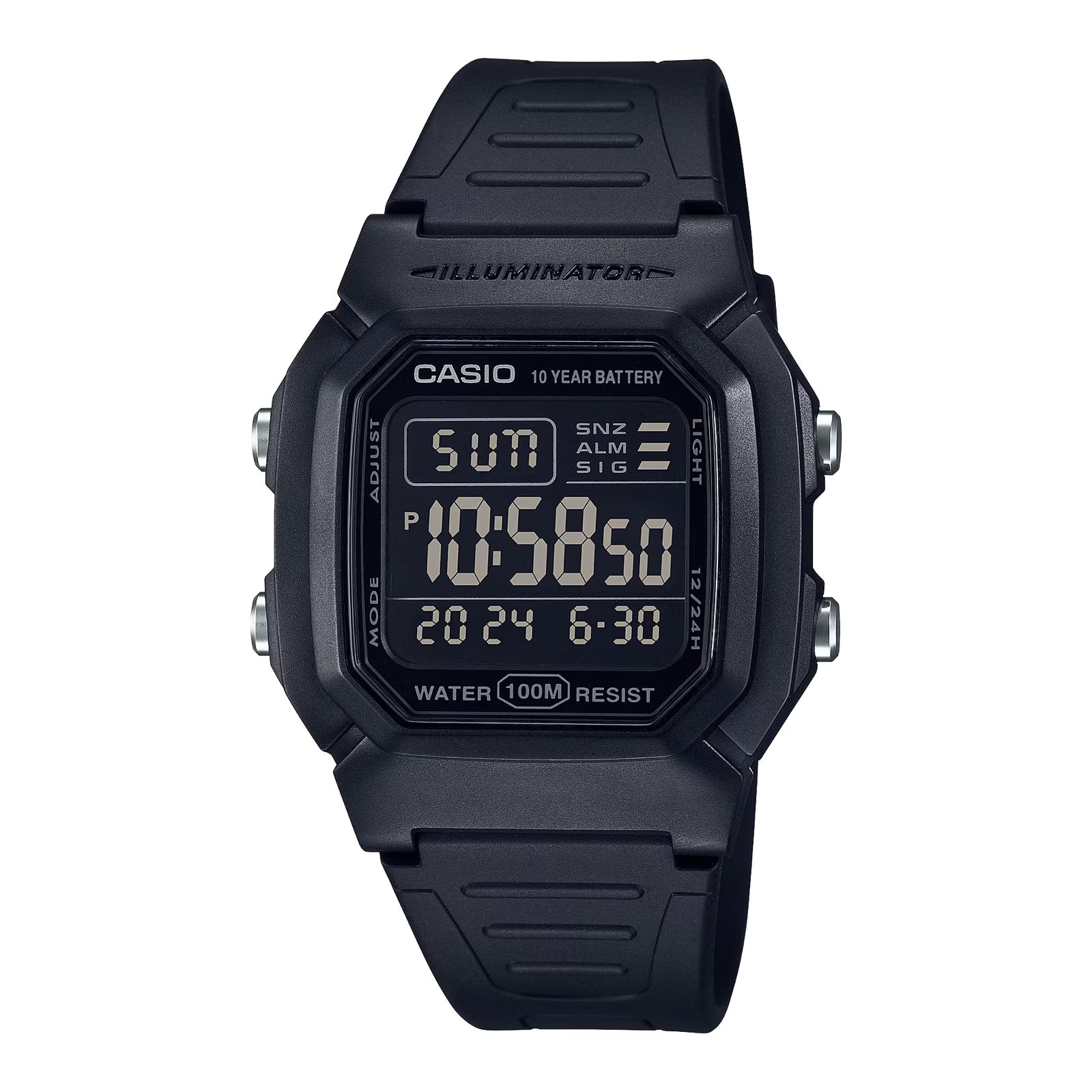 RELOJ CASIO W-800H-1B UNISEX RELOJ CASIO W-800H-1B UNISEX